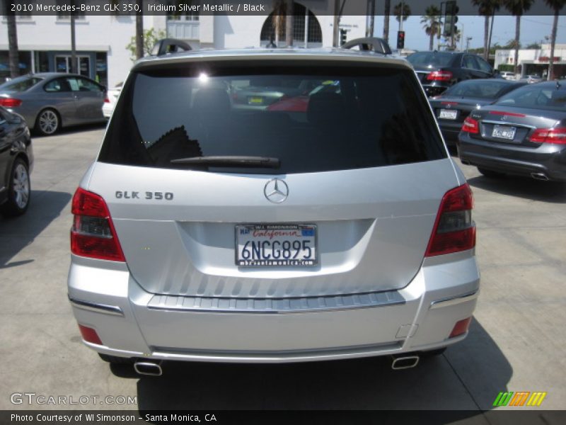 Iridium Silver Metallic / Black 2010 Mercedes-Benz GLK 350