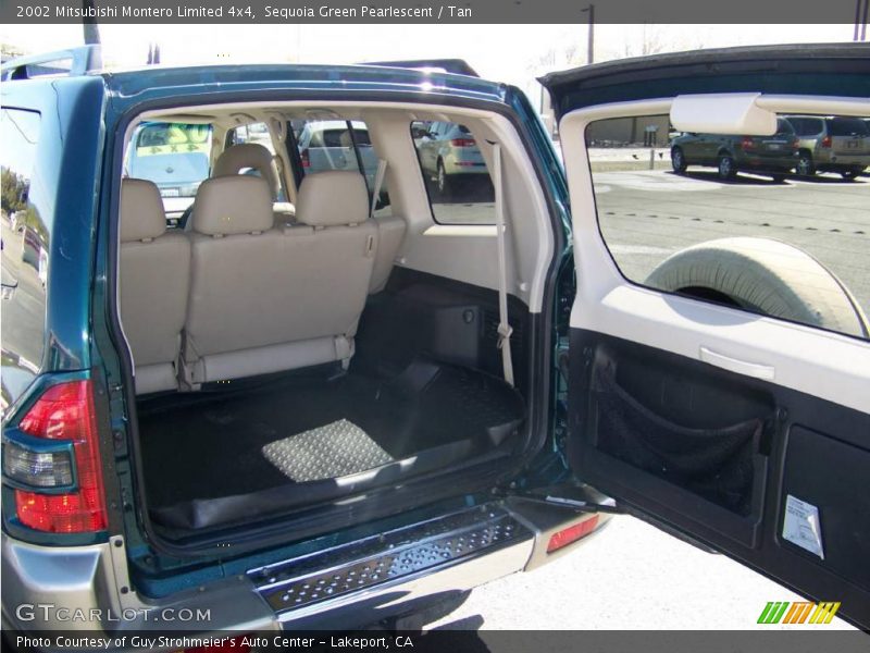 Sequoia Green Pearlescent / Tan 2002 Mitsubishi Montero Limited 4x4