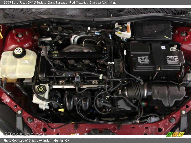 Dark Toreador Red Metallic / Charcoal/Light Flint 2007 Ford Focus ZX4 S Sedan