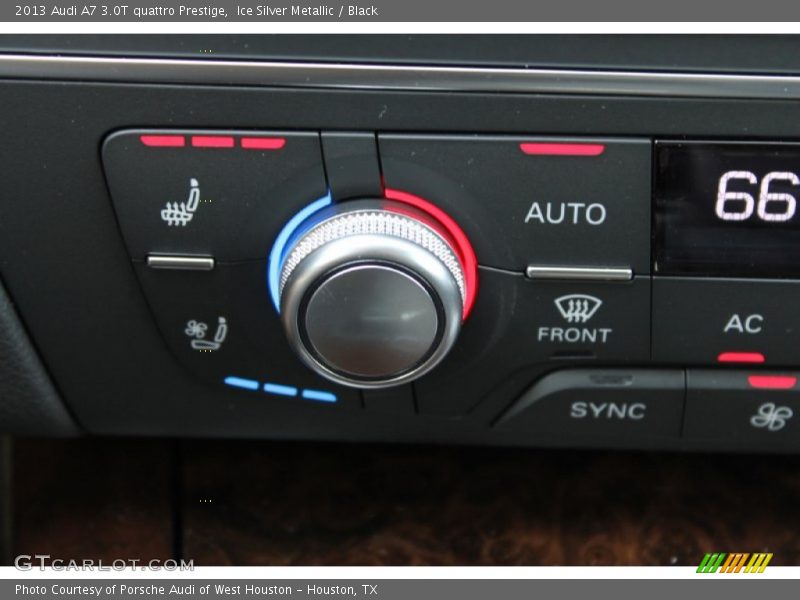 Ice Silver Metallic / Black 2013 Audi A7 3.0T quattro Prestige