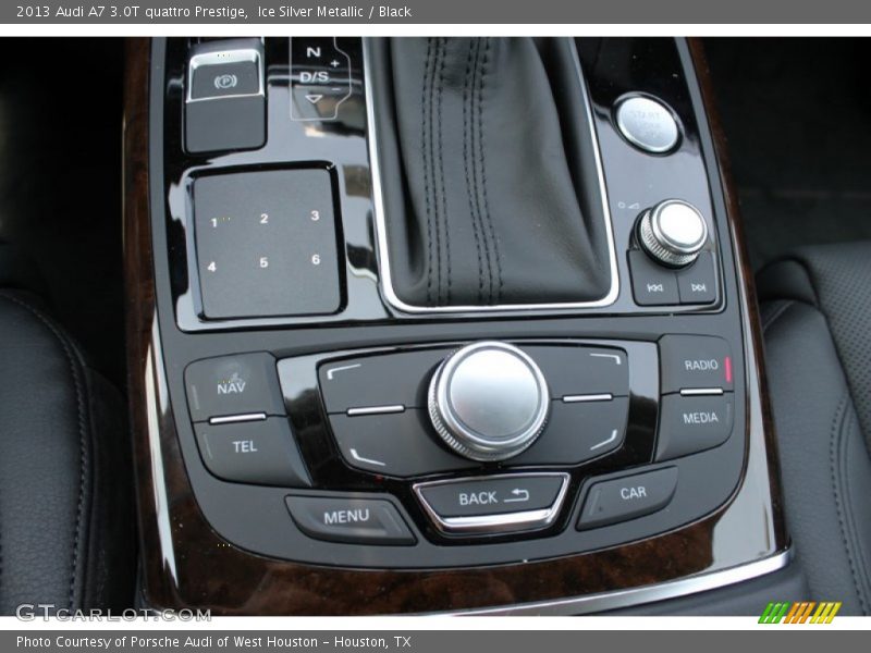 Ice Silver Metallic / Black 2013 Audi A7 3.0T quattro Prestige