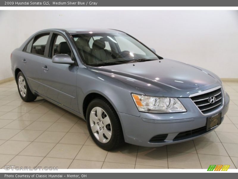 Medium Silver Blue / Gray 2009 Hyundai Sonata GLS
