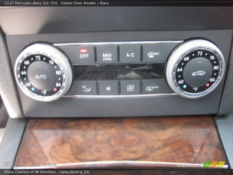 Iridium Silver Metallic / Black 2010 Mercedes-Benz GLK 350