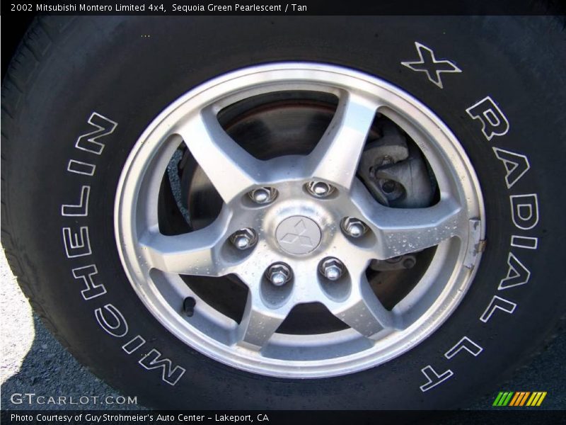 Sequoia Green Pearlescent / Tan 2002 Mitsubishi Montero Limited 4x4