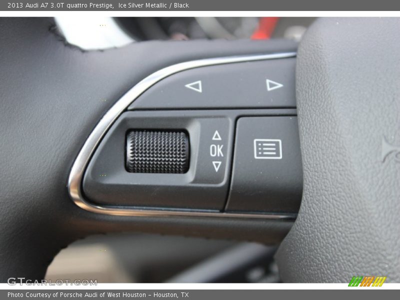 Ice Silver Metallic / Black 2013 Audi A7 3.0T quattro Prestige
