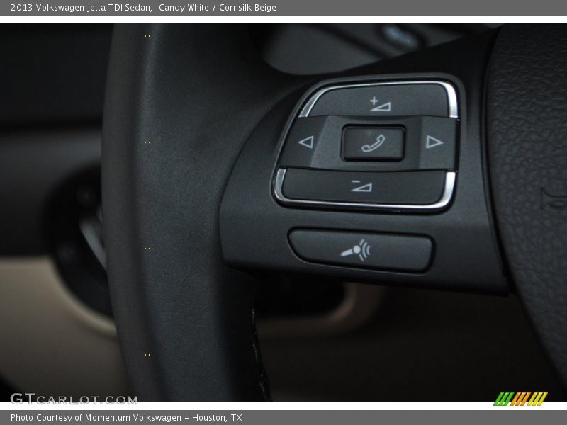 Candy White / Cornsilk Beige 2013 Volkswagen Jetta TDI Sedan