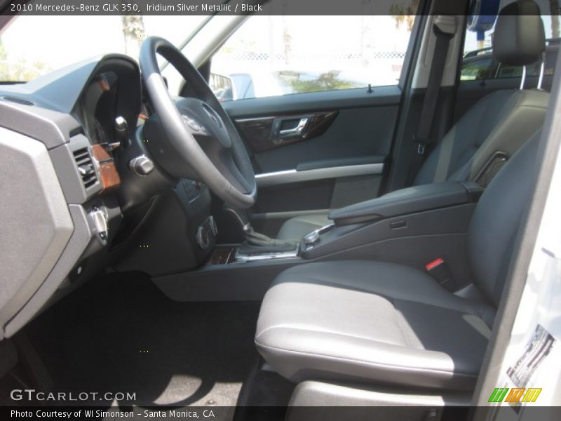 Iridium Silver Metallic / Black 2010 Mercedes-Benz GLK 350