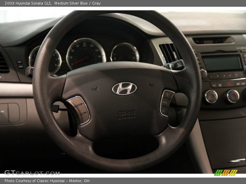 Medium Silver Blue / Gray 2009 Hyundai Sonata GLS