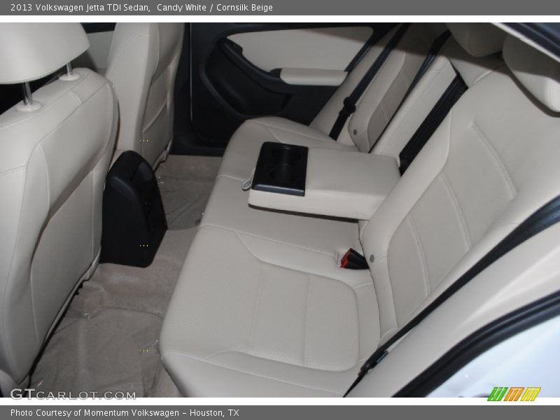 Candy White / Cornsilk Beige 2013 Volkswagen Jetta TDI Sedan