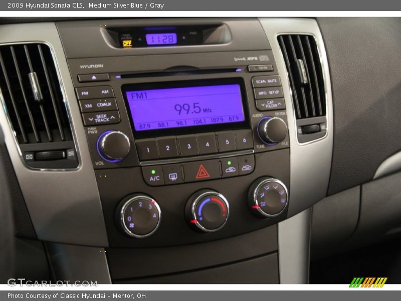 Medium Silver Blue / Gray 2009 Hyundai Sonata GLS