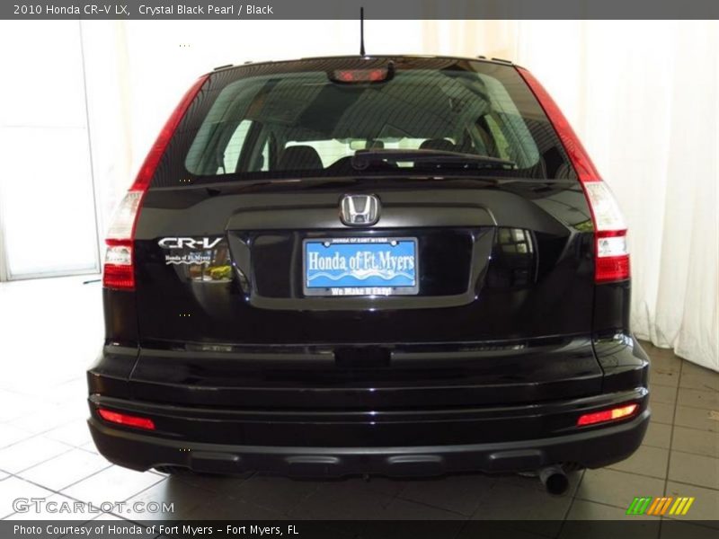 Crystal Black Pearl / Black 2010 Honda CR-V LX