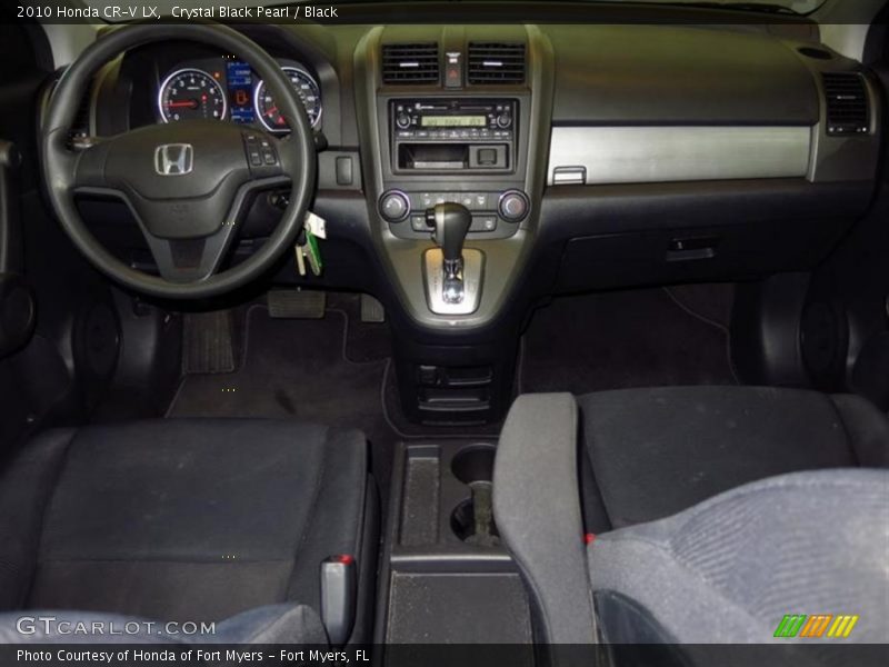 Crystal Black Pearl / Black 2010 Honda CR-V LX
