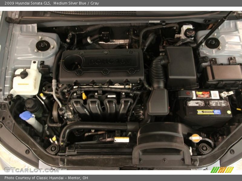 Medium Silver Blue / Gray 2009 Hyundai Sonata GLS