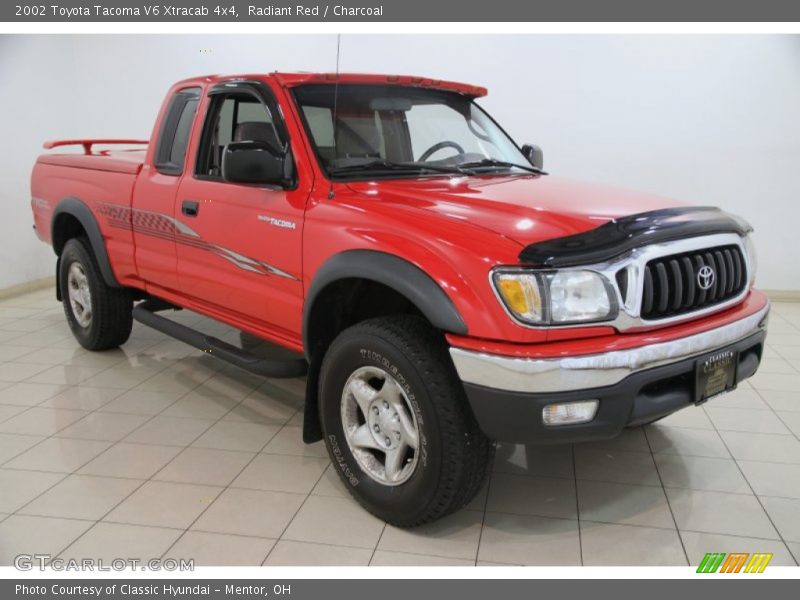 Radiant Red / Charcoal 2002 Toyota Tacoma V6 Xtracab 4x4