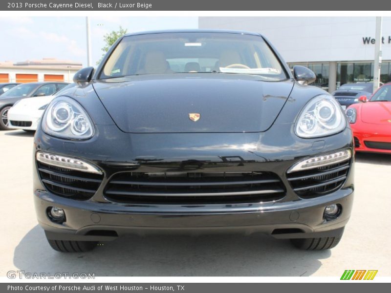 Black / Luxor Beige 2013 Porsche Cayenne Diesel