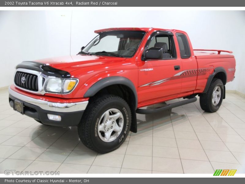 Radiant Red / Charcoal 2002 Toyota Tacoma V6 Xtracab 4x4