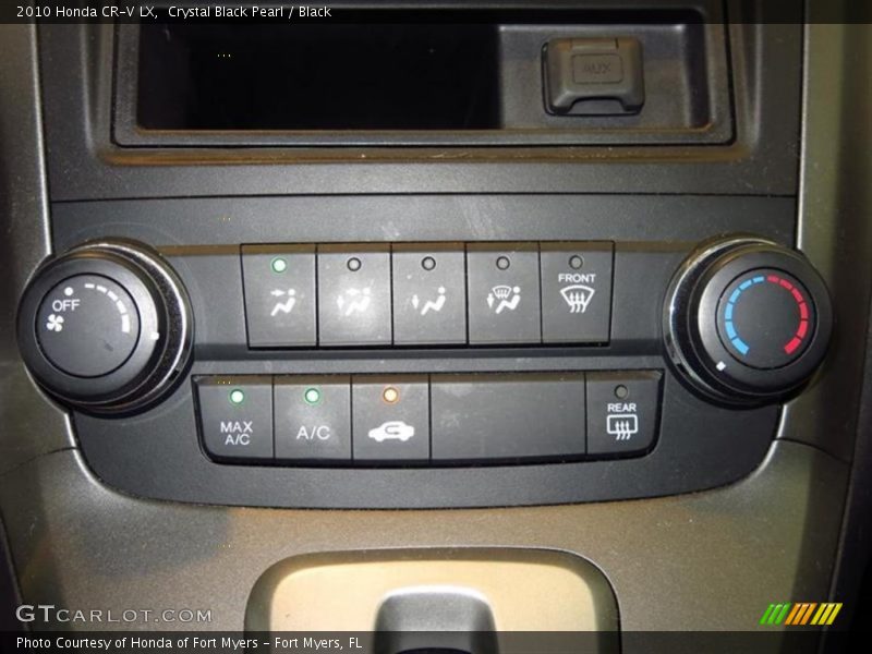 Crystal Black Pearl / Black 2010 Honda CR-V LX