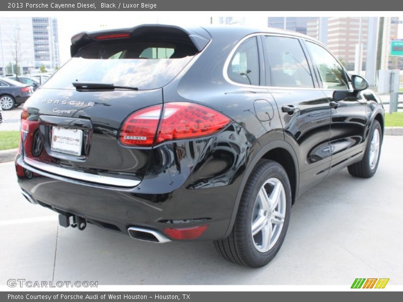 Black / Luxor Beige 2013 Porsche Cayenne Diesel