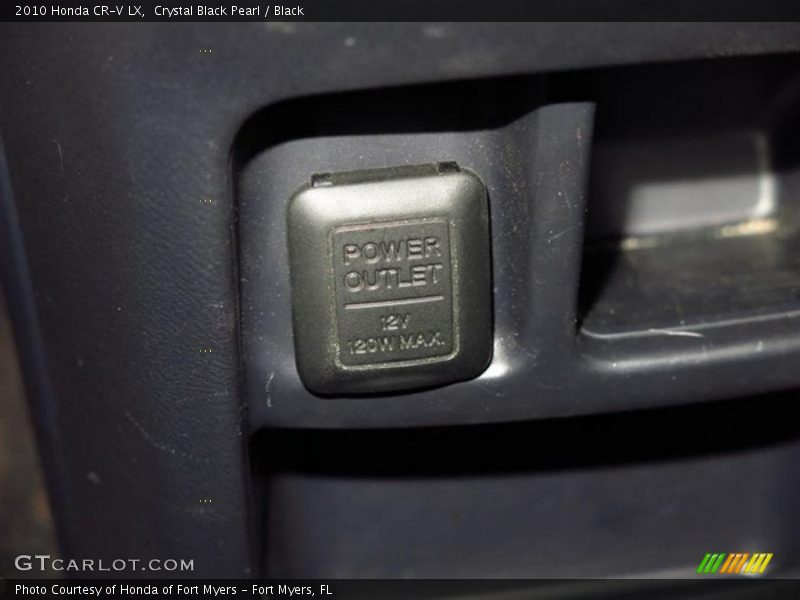 Crystal Black Pearl / Black 2010 Honda CR-V LX
