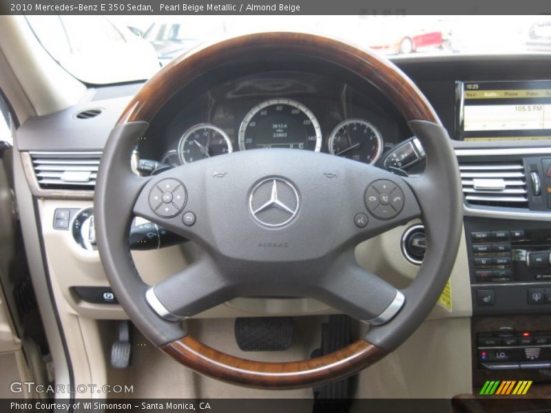 Pearl Beige Metallic / Almond Beige 2010 Mercedes-Benz E 350 Sedan