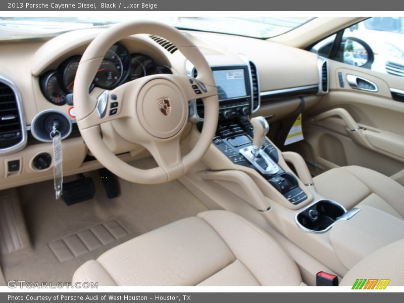  2013 Cayenne Diesel Luxor Beige Interior