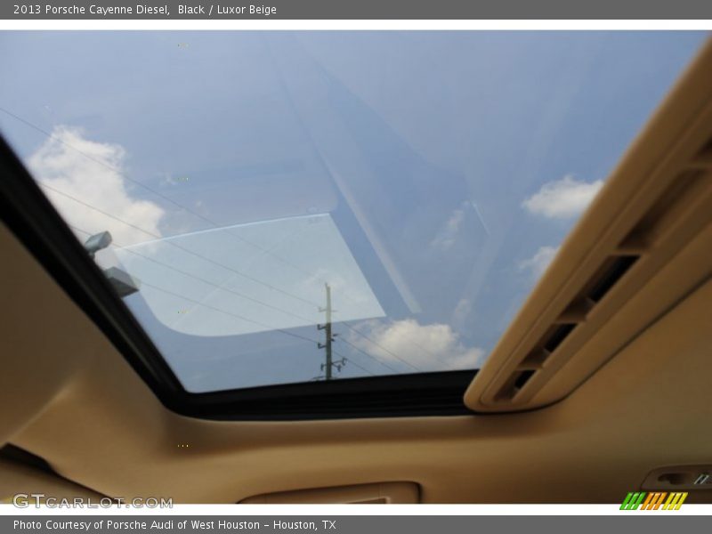 Black / Luxor Beige 2013 Porsche Cayenne Diesel