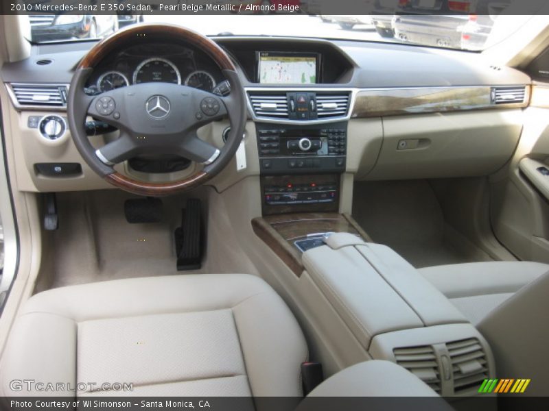 Pearl Beige Metallic / Almond Beige 2010 Mercedes-Benz E 350 Sedan