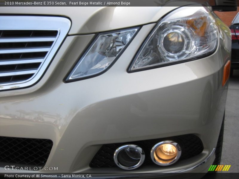 Pearl Beige Metallic / Almond Beige 2010 Mercedes-Benz E 350 Sedan