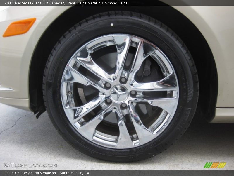 Pearl Beige Metallic / Almond Beige 2010 Mercedes-Benz E 350 Sedan