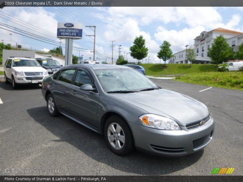 Dark Silver Metallic / Ebony 2009 Chevrolet Impala LT