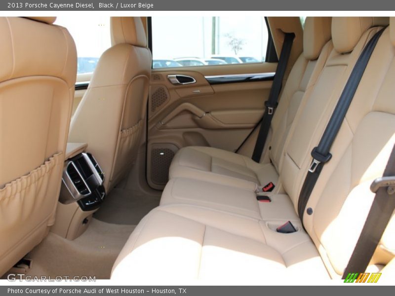 Black / Luxor Beige 2013 Porsche Cayenne Diesel
