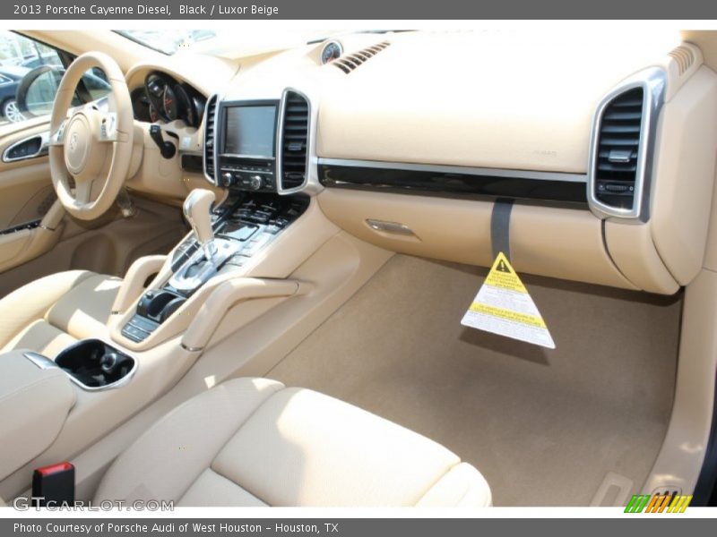 Black / Luxor Beige 2013 Porsche Cayenne Diesel