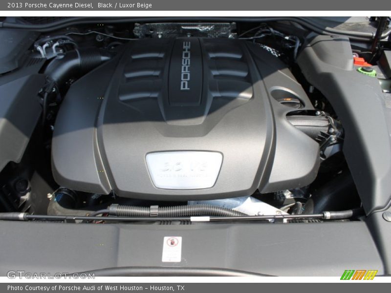 Black / Luxor Beige 2013 Porsche Cayenne Diesel