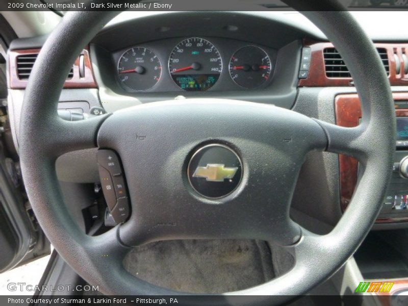 Dark Silver Metallic / Ebony 2009 Chevrolet Impala LT