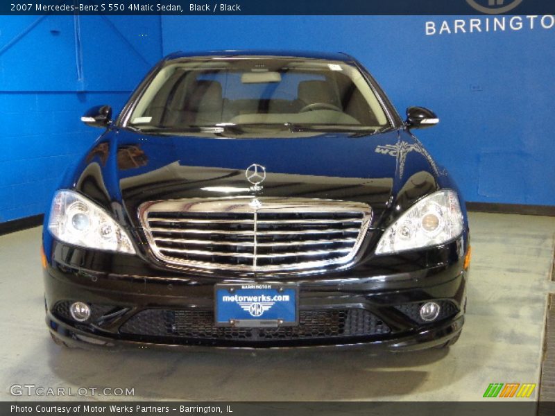 Black / Black 2007 Mercedes-Benz S 550 4Matic Sedan