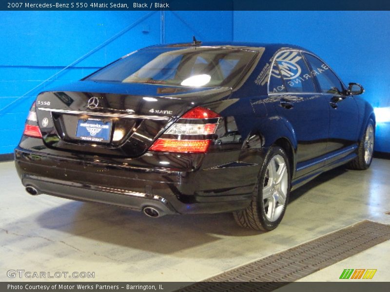 Black / Black 2007 Mercedes-Benz S 550 4Matic Sedan