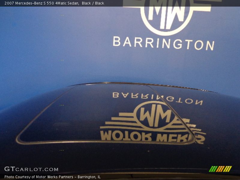Black / Black 2007 Mercedes-Benz S 550 4Matic Sedan