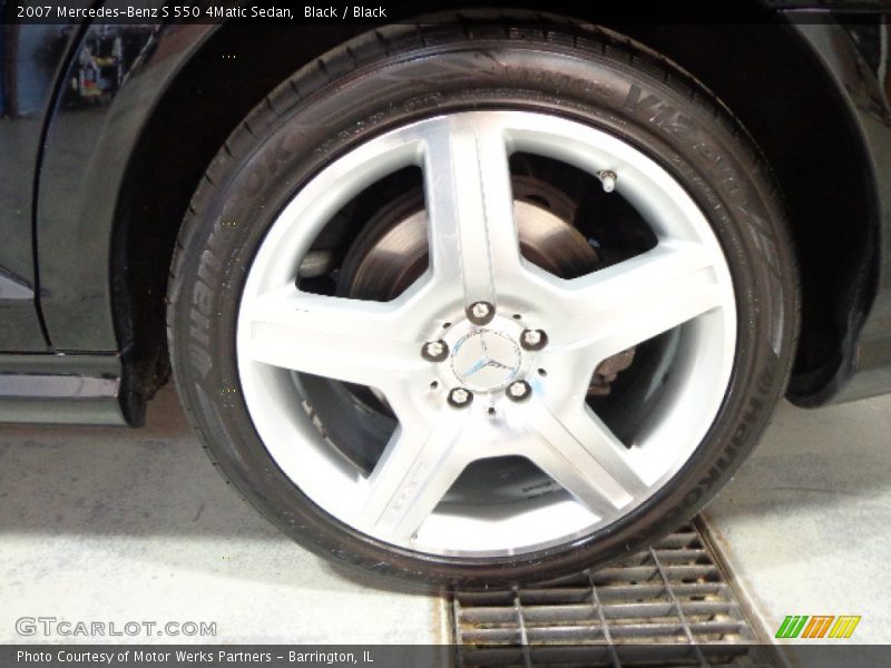 Black / Black 2007 Mercedes-Benz S 550 4Matic Sedan