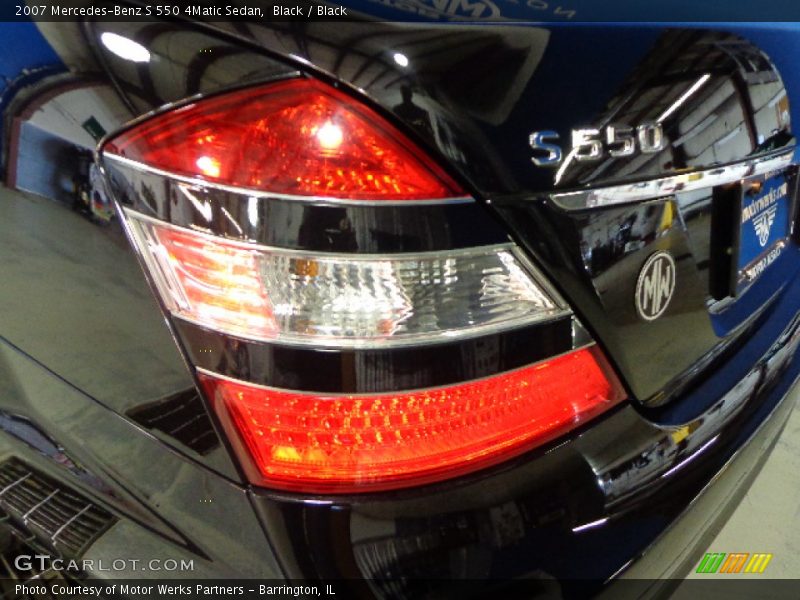 Black / Black 2007 Mercedes-Benz S 550 4Matic Sedan