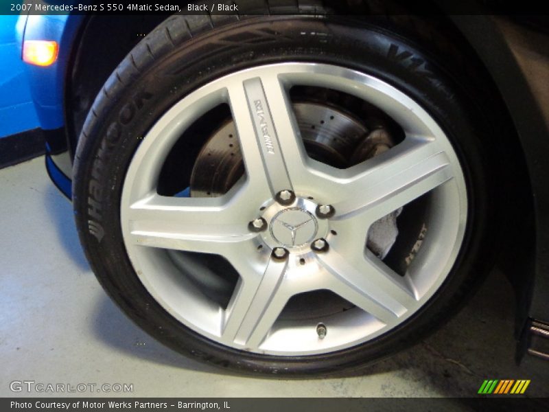Black / Black 2007 Mercedes-Benz S 550 4Matic Sedan