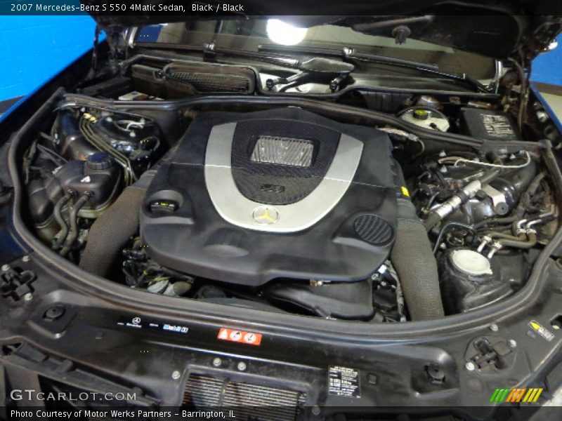 Black / Black 2007 Mercedes-Benz S 550 4Matic Sedan