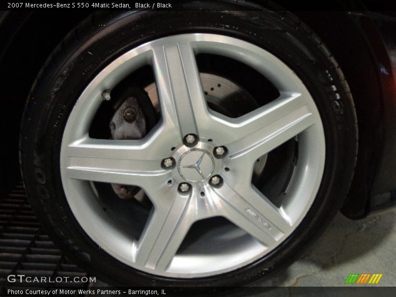 Black / Black 2007 Mercedes-Benz S 550 4Matic Sedan