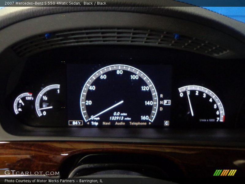 Black / Black 2007 Mercedes-Benz S 550 4Matic Sedan