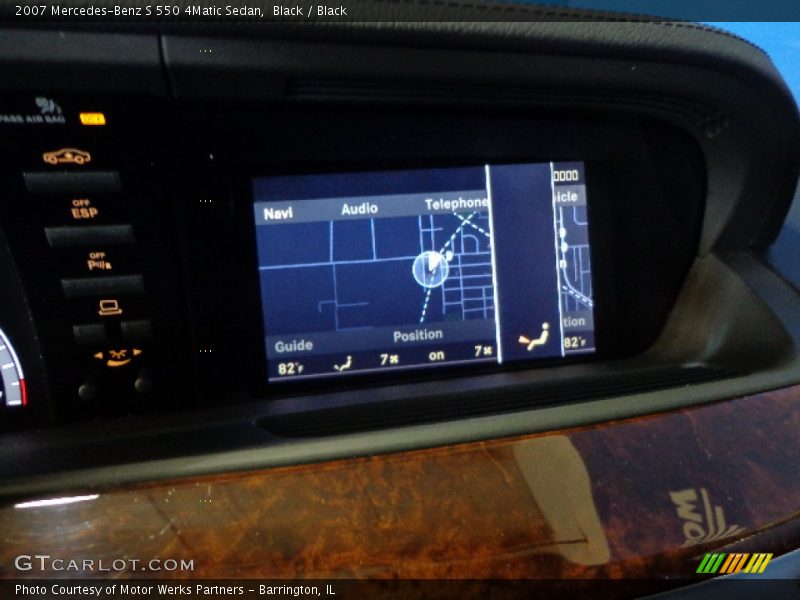 Black / Black 2007 Mercedes-Benz S 550 4Matic Sedan