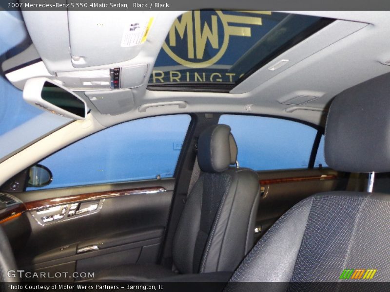 Black / Black 2007 Mercedes-Benz S 550 4Matic Sedan