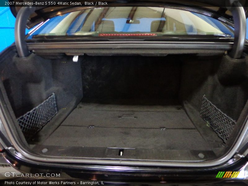 Black / Black 2007 Mercedes-Benz S 550 4Matic Sedan