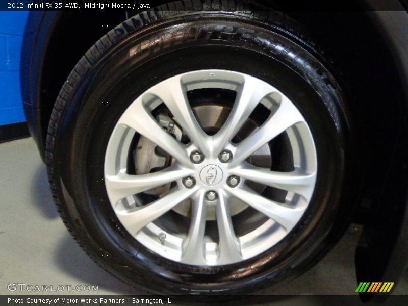 Midnight Mocha / Java 2012 Infiniti FX 35 AWD
