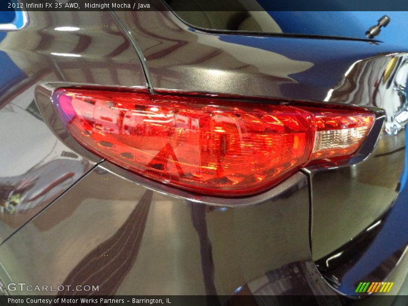 Midnight Mocha / Java 2012 Infiniti FX 35 AWD