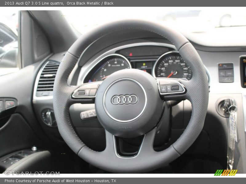 Orca Black Metallic / Black 2013 Audi Q7 3.0 S Line quattro