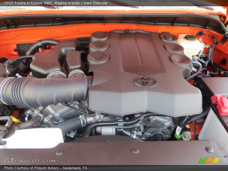 Magma Orange / Dark Charcoal 2013 Toyota FJ Cruiser 4WD